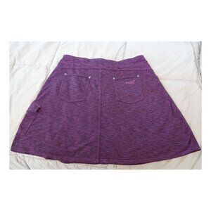 Kuhl Purple Skort Skirt with built-in shorts, 5 pockets, A-Line, Women's Medium